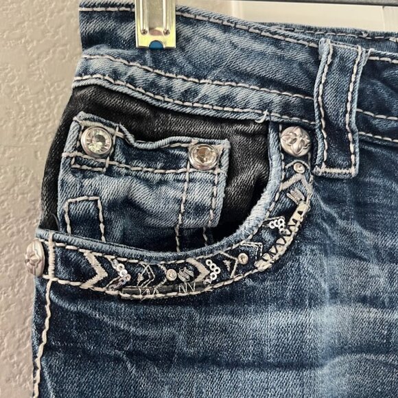 Mid Rise Straight Legged Miss Me Jeans - Picture 5 of 5